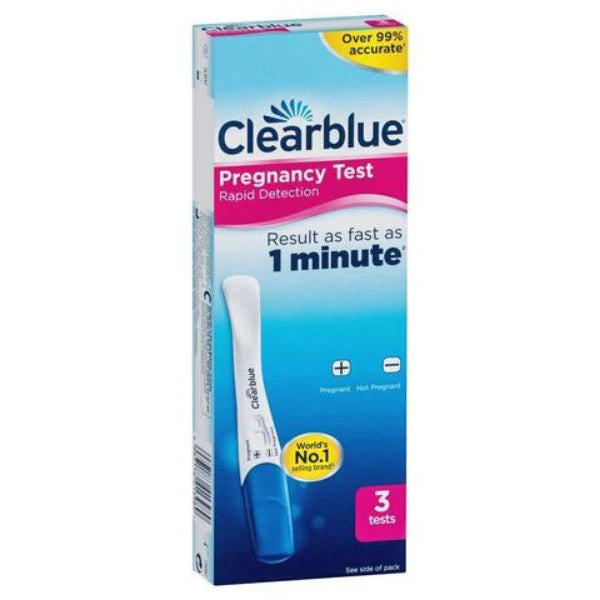 Clearblue Pregnancy Test Rapid Detection 3 Pack