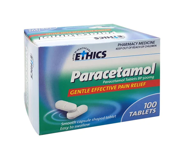 ETHICS Paracetamol 500mg - 100 tablets